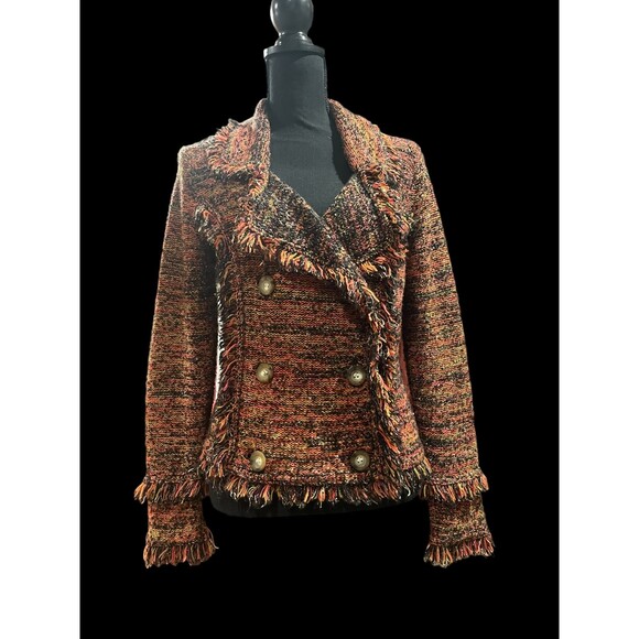 One Girl Who Double Breasted Sweater, size  M - Picture 1 of 5